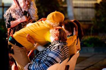  La Murgota de Telde estrena con éxito en Gáldar su espectáculo 'Los chicos del coro'/TA.